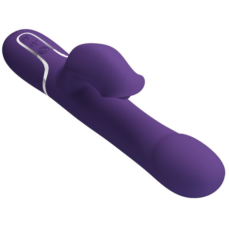 Pretty love - zalin perle vibratore coniglio 4 en 1 viola-4