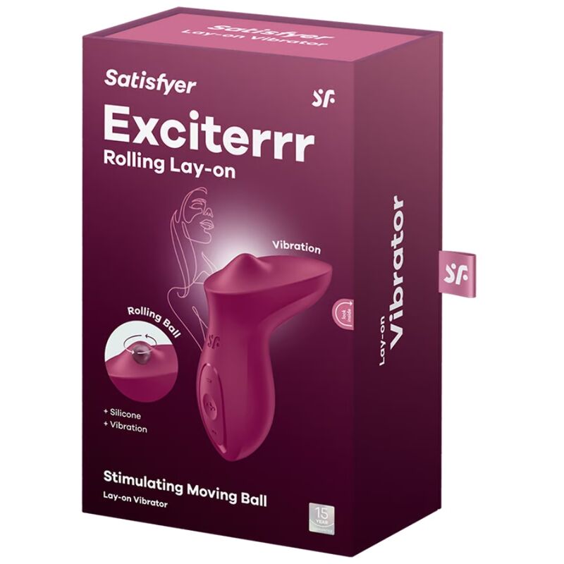 Satisfyer - exciterrr vibratore a bacca per clitoride lay-on