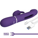Pretty love - vibratore multifunzione kampas rabbit 3 in 1 con lingua viola-7