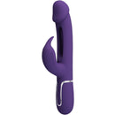 Pretty love - vibratore multifunzione kampas rabbit 3 in 1 con lingua viola-1