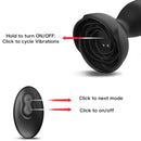 Armony - extreme a bloom vibratore rose e telecomando plug anale nero