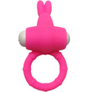 Armony - ms bunny anello vibratore in silicone rosa