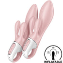 Satisfyer - air pump bunny 3 vibratore gonfiabile coniglio rosa