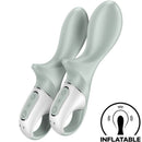 Satisfyer - air pump booty 3 vibratore anale gonfiabile grigio verde