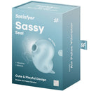 Satisfyer - sassy seal stimolatore e vibratore blu