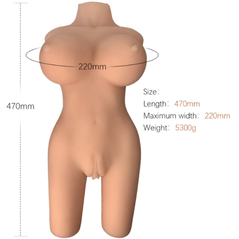 Armony - modello realistico di torso femminile 6