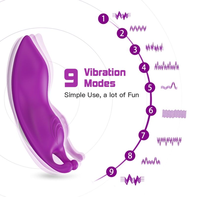 Armony - mutandine indossabili honeybee vibratore g-spot remote control viola-8