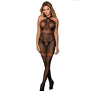 Subblime - 951948 bodystocking a rete con spalline incrociate nero taglia unica