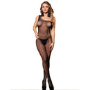 Subblime - 952037 bodystocking monospalla a rete con strass nero taglia unica