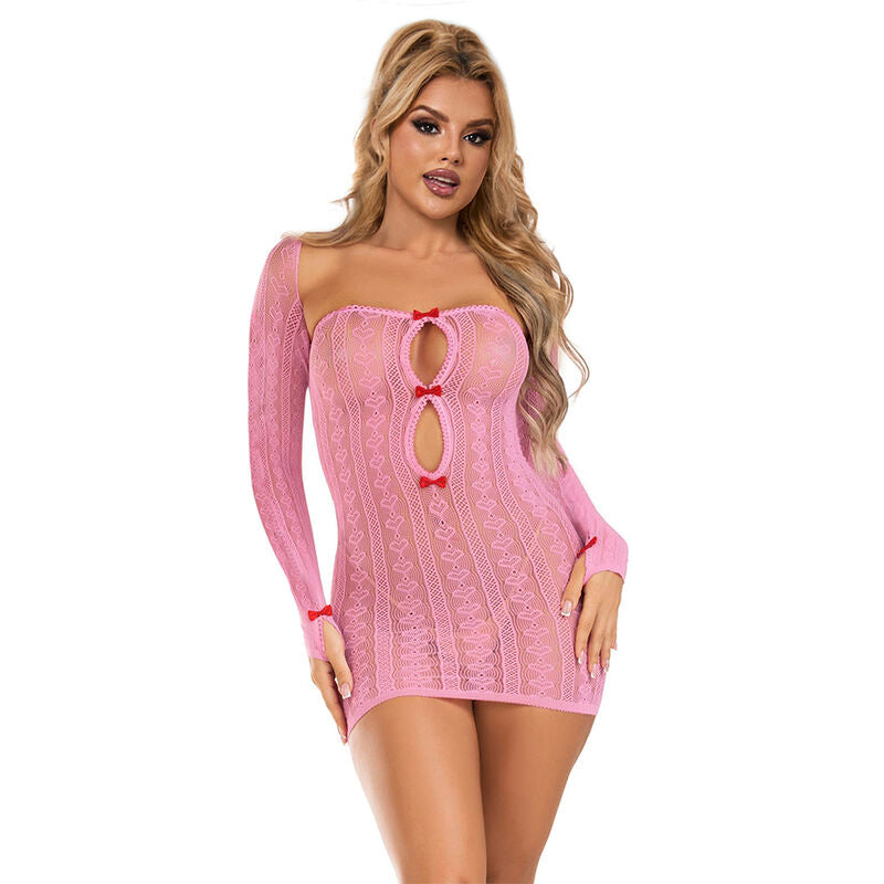 Subblime - 952471 vestito a rete rosa taglia unica