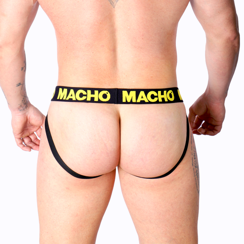 Macho - mx25a jock lycra giallo l-5