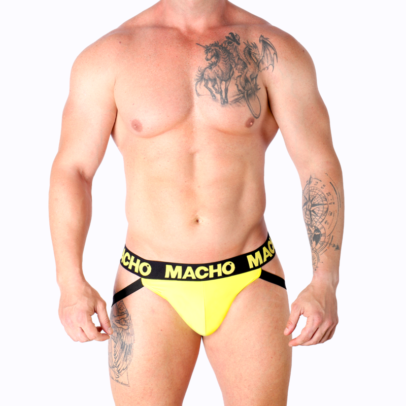 Macho - mx25a jock lycra giallo l-1