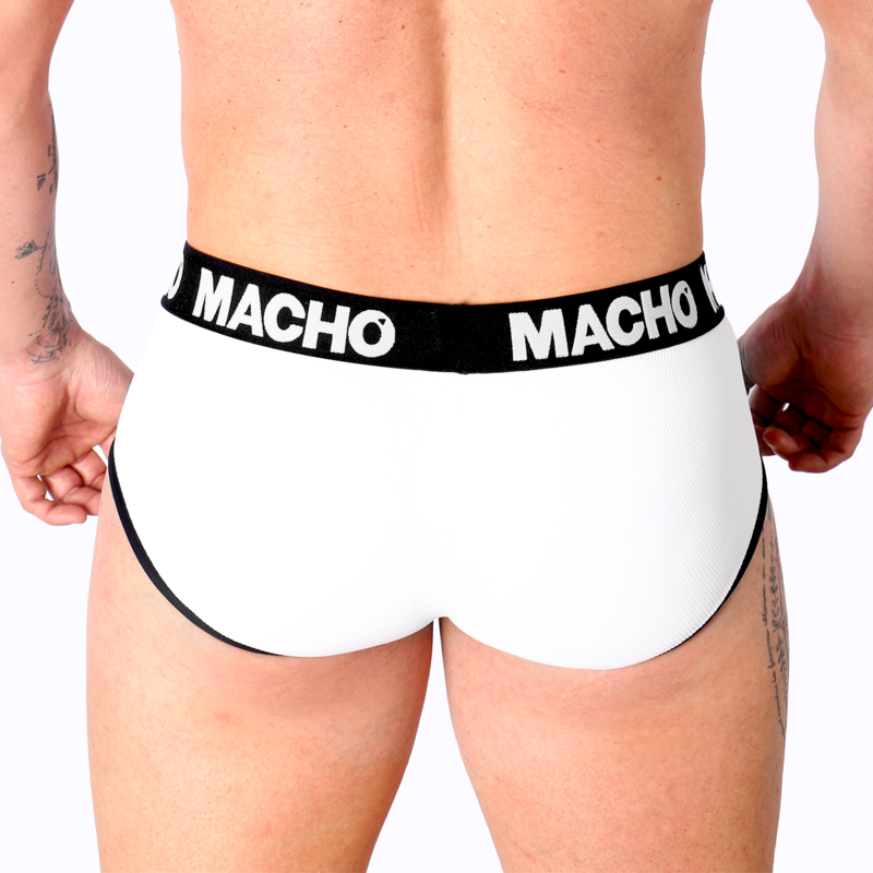 Macho - ms30bl slip bianco l-2