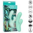 Calexotics - pacifica fiji vibratore e stimolatore punto g 10 vibrazioni aqua