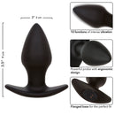 Calexotics - rock bottom perfect anal plug 10 vibrazioni silicone nero