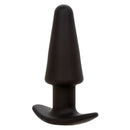 Calexotics - rock bottom tappo anale conico 10 vibrazioni silicone nero