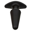 Calexotics - rock bottom tappo anale conico 10 vibrazioni silicone nero