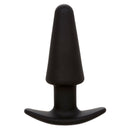 Calexotics - rock bottom tappo anale conico 10 vibrazioni silicone nero