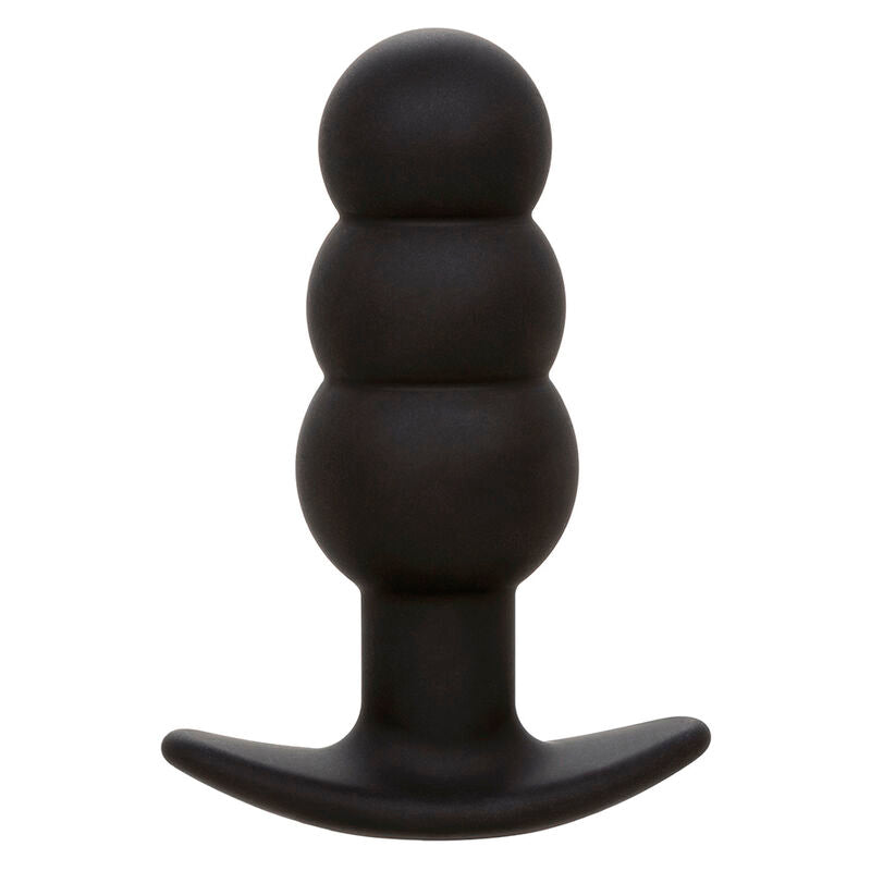 Calexotics - rock bottom perline tappo anale 10 vibrazioni silicone nero