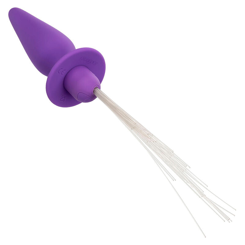 Calexotics - southern lights light up plug anale 10 vibrazioni silicone viola