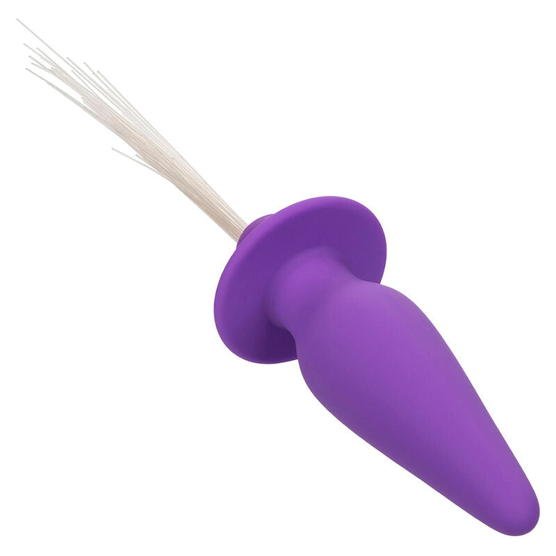 Calexotics - southern lights light up plug anale 10 vibrazioni silicone viola