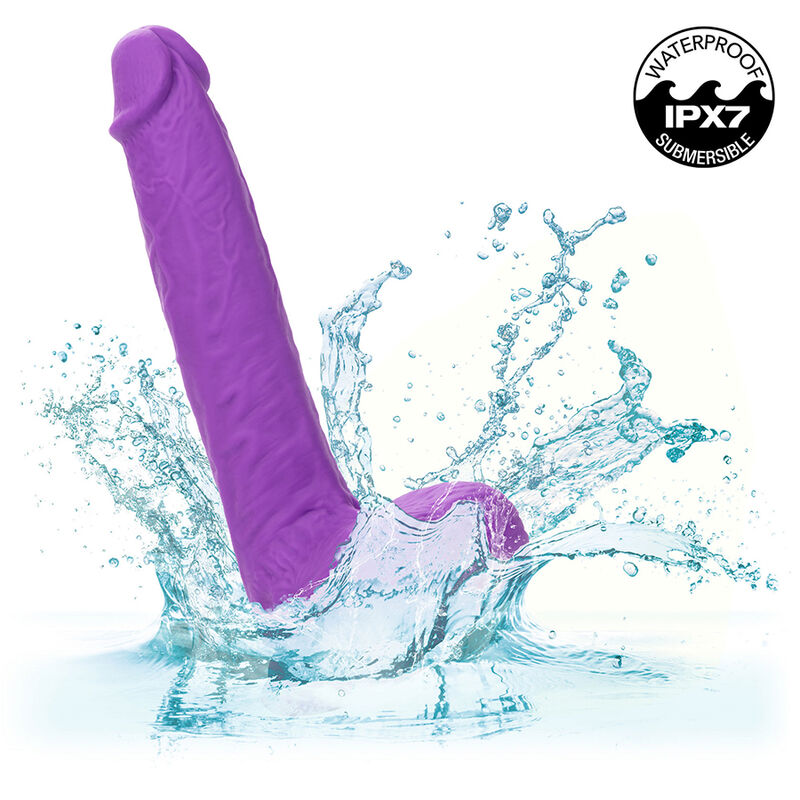 Calexotics - studs vibratore ricaricabile e rotante 10 vibrazioni viola