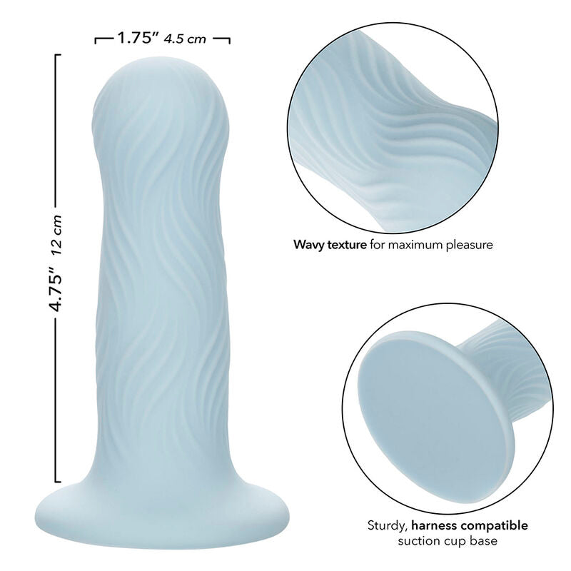 Calexotics - wave rider foam anal plug blu