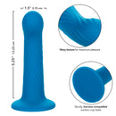Calexotics - wave rider ripple anal plug blu