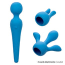 Calexotics - couture kit vibratore wand 10 vibrazioni blu