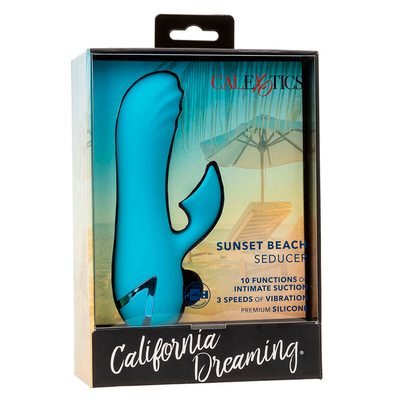 Calexotics - sunset beach seducer vibratore e stimolatore 10 funzioni blu