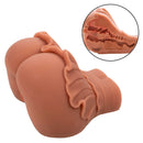 Calexotics - la regina del benvenuto doppio masturbatore realistico caramello