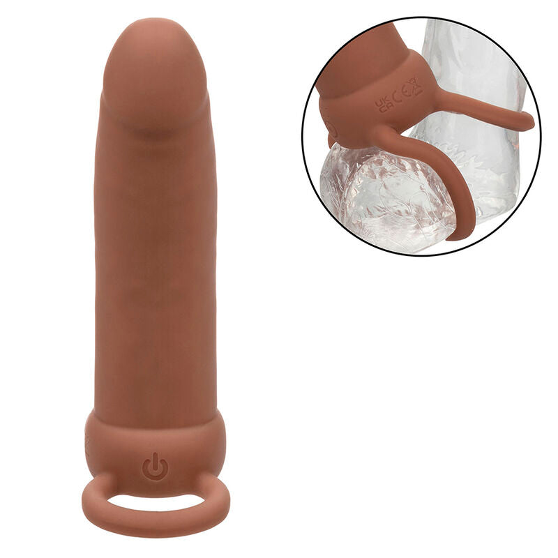 Calexotics - maxx thick dual penetrator 10 vibrazioni marrone