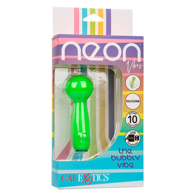 Calexotics - neon vibes bubbly vibe il mini massaggiatore 10 vibrazioni verde