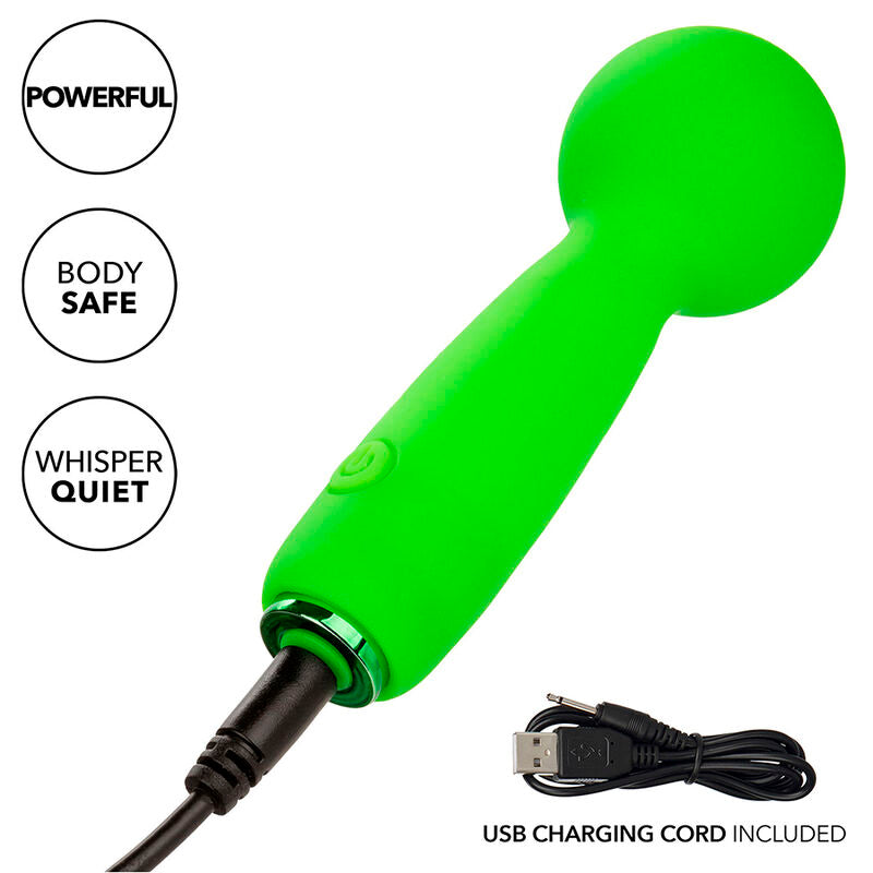 Calexotics - neon vibes bubbly vibe il mini massaggiatore 10 vibrazioni verde