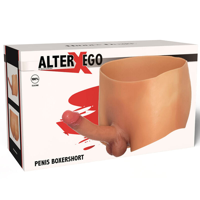 Hidden desire - alter ego boxershot con pene 18 cm taglia l