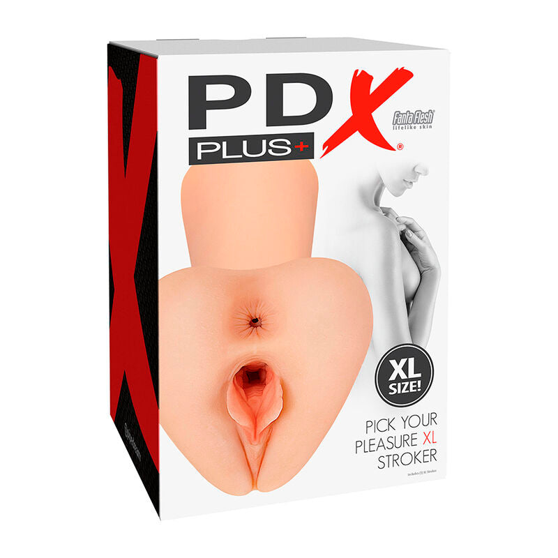 Pdx plus - pick your pleasure xl realistico stroker flesh