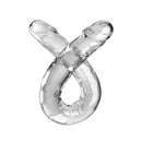 King cock - double trouble doppio trouble 46 cm trasparente