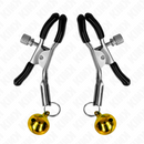 Kink - pinza per capezzolo a campana singola oro 6 cm-1