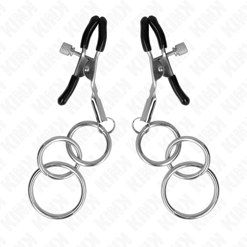 Kink - morsetto per capezzolo con 3 o-ring 6 cm-1
