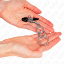 Kink - morsetto per capezzolo con 3 o-ring 6 cm-2