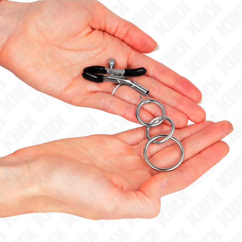 Kink - morsetto per capezzolo con 3 o-ring 6 cm-2