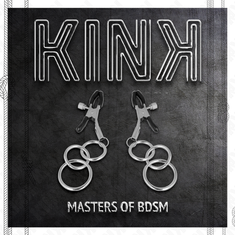 Kink - morsetto per capezzolo con 3 o-ring 6 cm-4