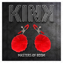 Kink - pinza per capezzoli con sfera in ecopelliccia rosso 6 cm