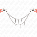 Kink - pinze per capezzoli con catene a spunte 30 cm-3