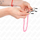 Kink - morsetti per capezzoli a catena viola 30 cm-3