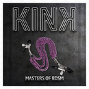 Kink - pinze per capezzoli con 3 catene viola 20/23/28 cm