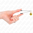 Kink - pinze per capezzoli a campana sottile oro 7 cm