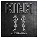 Kink - pinze per capezzoli trifoglio giapponese con ganci argento