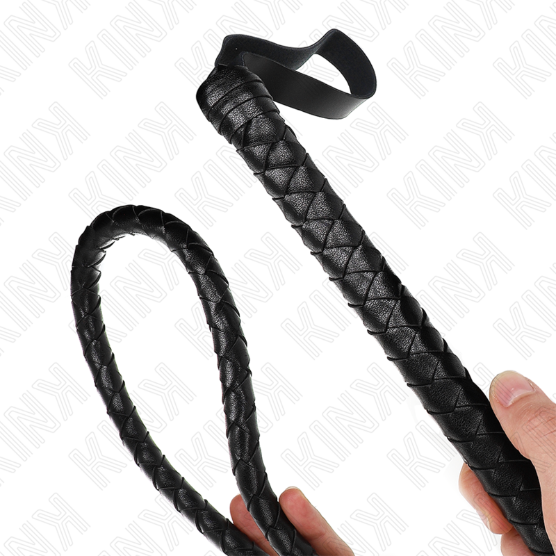 Kink - frusta serpente lunga nera 210 cm-3