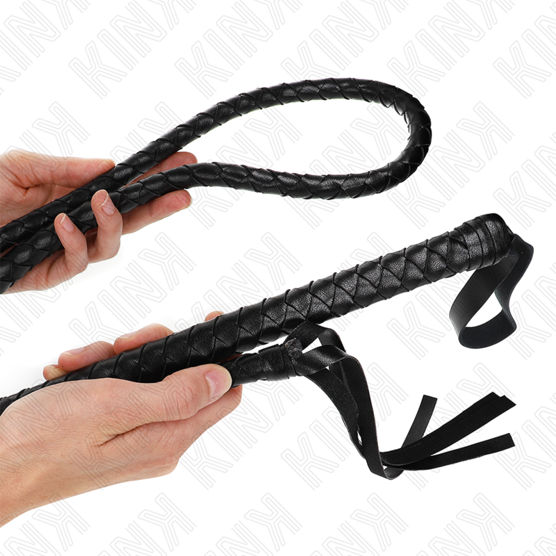 Kink - frusta serpente lunga nera 210 cm-1